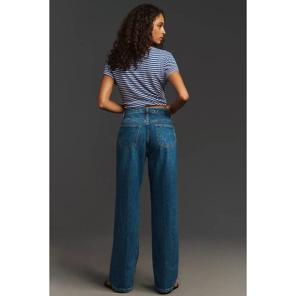 REFORMATION Val 90s Mid Rise Straight Jeans in Wash Pelican Size US 27 - Picture 12 of 13